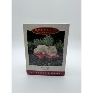 Cat Naps #2 Vintage Clip-On Hallmark Keepsake Ornament 1995